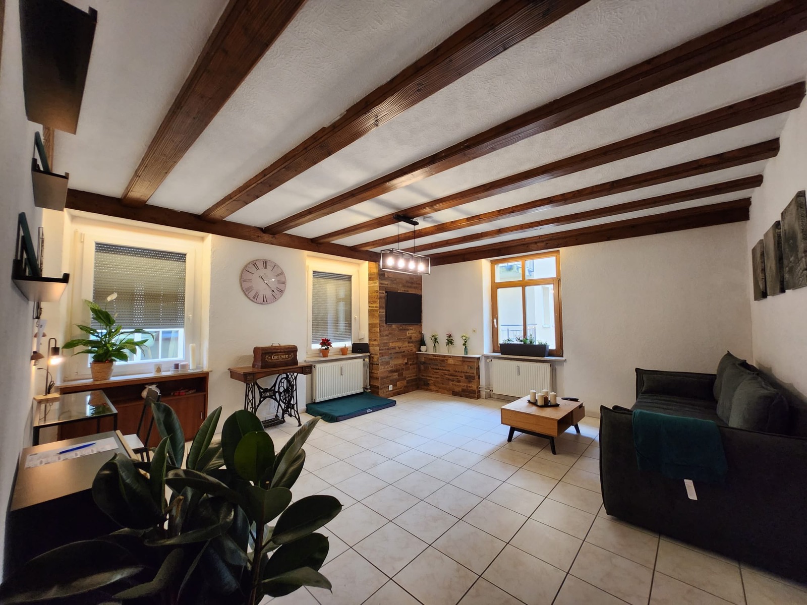 Wohnzimmer der Ferienwohnung Karlheinz