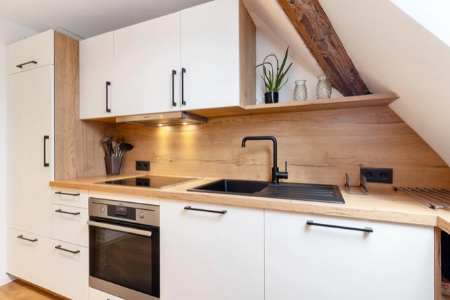 Küche der Ferienwohnung Uwe
