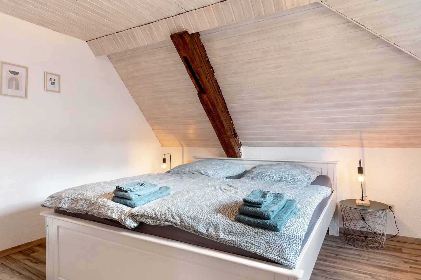 Schlafzimmer der Ferienwohnung Uwe