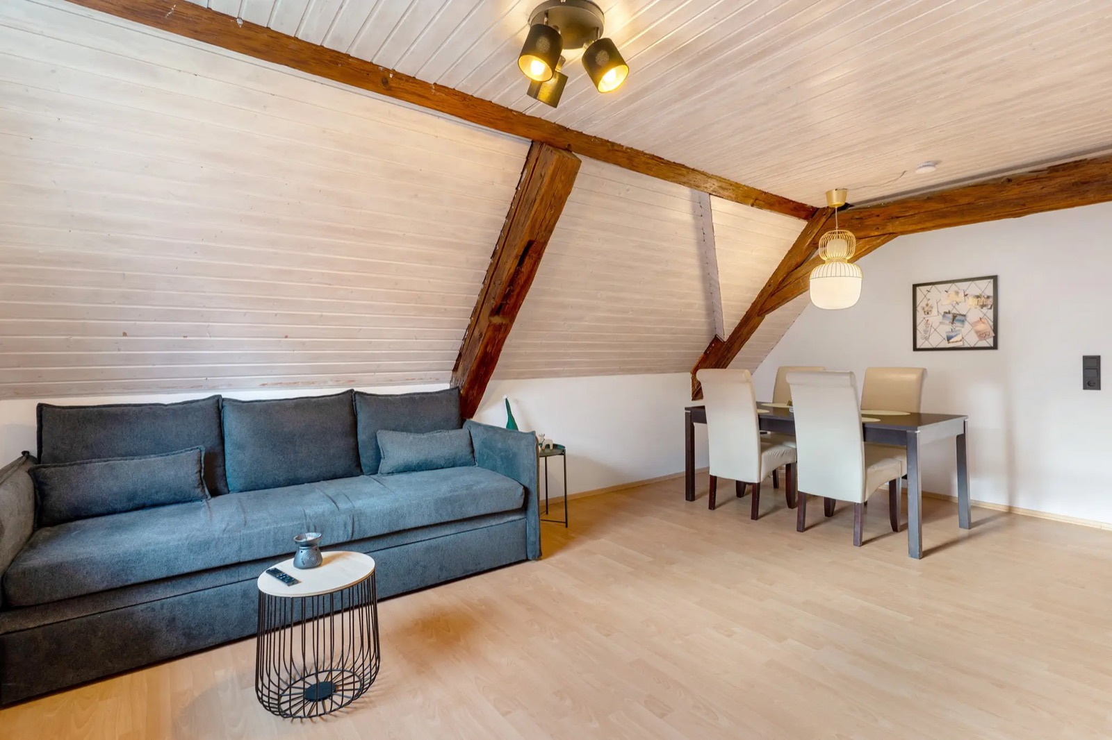 Wohnzimmer der Ferienwohnung Uwe